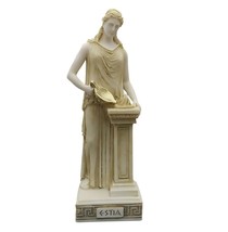 Hestia Vesta Statue Goddess of Home &amp; Family Sculpture Figure Handmade 10.24 in - £39.46 GBP