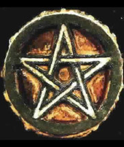 Pentacle symbol handcrafted Legacy stone pentagram rock wall art 2500 B.C. - £28.00 GBP