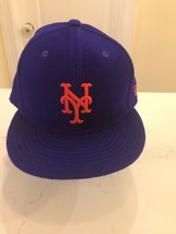 Nwt New Era 59FIFTY New York Mets Mlb Authentic Cap Hat 7 Wool Authentic Cap - £23.36 GBP