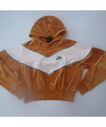 Nike Women Sportswear Heritage Hoodie - BV5054 - Gold Suede 727 - Size X... - $54.99