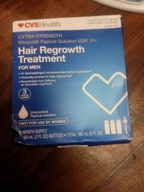 Health Unscented Topical Solution 5% Hair Regrowth Treatment  Men 3 Month 10/24 - $9.64