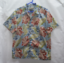 Pataloha VTG 2003 Floral Loop Collar Shirt Mens Patagonia Blue M Hawaiian Rare - £140.44 GBP