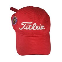 Titleist Red Golf Hat Mens Invitational Adjustable Golfing Sport Lightweight Cap - £9.58 GBP