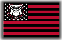 Georgia Bulldogs Football Team US Flag 90x150cm 3x5ft Fan Best Banner - $13.95