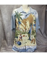 Walt Disney World Hawaiian Shirt Mickey Big Mickahuna Beach Size XL Diam... - $97.02