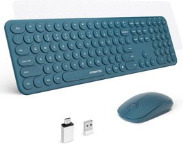 Full-Size Wireless Keyboard And Mouse Combo From Xtremtec, Featuring A Usb - $48.98