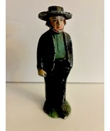 Americana Cast Iron Amish Man Figure ~ 5 3/4&quot; - $9.90