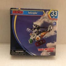 NEW Make It Metal Helicopter Set - 33 pieces - $164.80 MXN