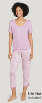 Jockey Cooling Comfort Tapered Capri Womens Lounge Pajama Sleep Pants Lilac 2X - £37.57 GBP