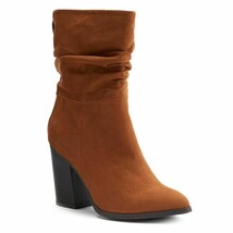 APT. 9 Fabiola Womens Shoes Fashion Boots Brown Mid Shaft High Heels 3&quot; ... - $39.99