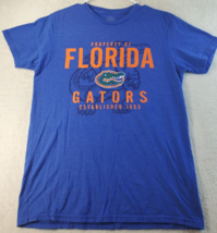 Rivalry Thread T Shirt Womens Medium Blue Short Sleeve Crew Neck Florida Gators - £11.68 GBP