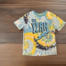 Tie Dye Boys Small Size 6 Oh Yeah T-Shirt Fun Colorful Novelty Short Sle... - £7.32 GBP