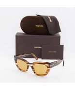 Tom Ford FT1190 53E Blonde Havana/Brown 53-21-145 Sunglasses New Authentic - $380.61 CAD