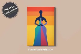 PRINTABLE wall art, Pride, LGBTQ+, Portrait | Digital Download - £2.74 GBP