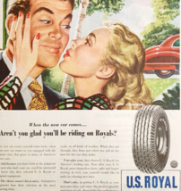 1947 US Royal Tires Advertisement Automobilia Transportation Vintage DWJJ20 - $29.99