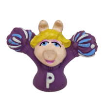VINTAGE JIM HENSON MUPPET BABIES MISS PIGGY CHEERLEADER RUBBER FINGER PU... - $9.50