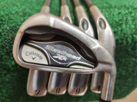 Callaway XR Steelhead 360CF Golf Iron Set 6-PW Graphite Shaft Regular Flex - $331.55