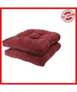 Durable Set of 2 Plush Memory Foam Seat Cushions - Ideal for Office and ... - $66.10 CAD