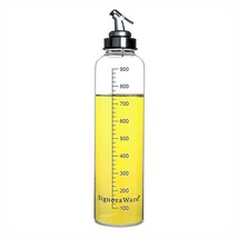 Oil Dispenser and Pourer with Measurement, with Lock Oil Nozzle Lid 1000ml - £15.90 GBP