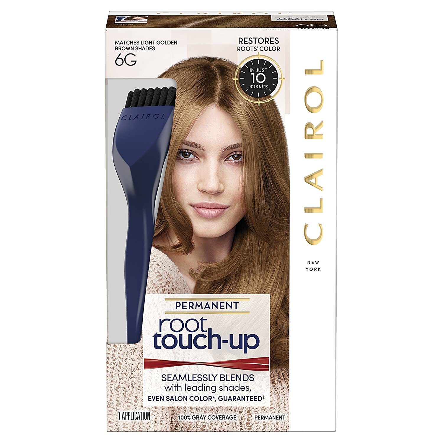 New Clairol Nice 'n Easy Root Touch-Up 6G Light Golden Brown