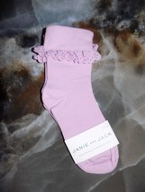 Janie and Jack Purple Cuff Socks Size 6/8 Girl&#39;s NEW - £7.83 GBP