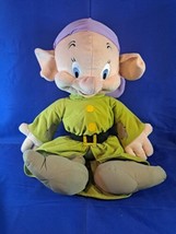 Vintage Disney Jumbo Dopey Plush Toy Large Size Snow White Seven Dwarfs - $46.74
