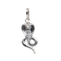 925 Echt Massives Sterlingsilber Schlangen Anhänger Unisex - £14.36 GBP