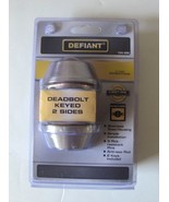 Defiant Deadbolt Keyed 2 Sides Lock Stainless Steel 154 695 - $19.42 CAD