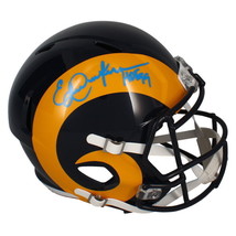 Eric Dickerson Autographed &quot;HOF 99&quot; Rams Full Size Speed Helmet Beckett - £222.32 GBP