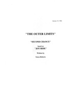 1964&#39;s THE OUTER LIMITS: SECOND CHANCE repro TV series script - $30.88 CAD