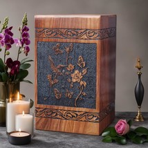 Prime Art Wooden Urns for Human Ashes Tree of Life Urns Cremation Urns for Adult - £104.51 GBP