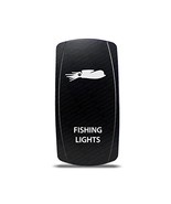 CH4X4 Marine Rocker Switch Fishing Lights Symbol- Red Led - £12.43 GBP