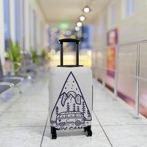 Travel style luggage cover protect bags van pattern elastic polyester spandex 3 sizes thumb200