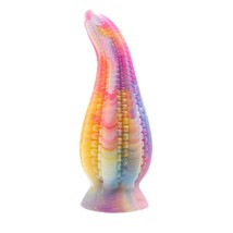Dakken Tentacle Suction Cup Sex Toy Dildo, Pastel Rainbow Colors, Handmade In Th - £145.36 GBP