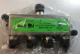 Direc Tv MSPLIT4R1-03 4Way Wnc Swim Splitter Dtv Direct 4Way-2-2150MHz-NEW-SHIP24 - $5.82