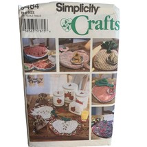Simplicity Placemats Napkins Coasters Recipe Box Cover Sewing Pattern 94... - $11.57