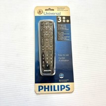 Philips Universal Remote Control SRP1003/27 Black 3 Devices Sealed New - $7.92