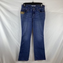 Wrangler Riggs Workwear Womens Dark Wash Bootcut Jeans Size 2 X 32 - £11.13 GBP