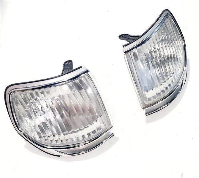 1991 97 Toyota Landcruiser OEM Pair Lamp Turn Signal JDM Style Clear DEPO Brand - $105.19