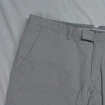 Bradley Allen 38 x 8&quot; Light Gray Stretch Chino Shorts - £15.64 GBP