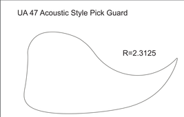 Acoustic Guitar Pickguard Carbon Fiber Self Adhesive Sheet For Gibson J-... - £8.99 GBP