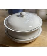 Lenox Chinastone for Grey Patterns 9.5&quot; Covered Vegetable Dish &amp; Cassero... - €58,87 EUR