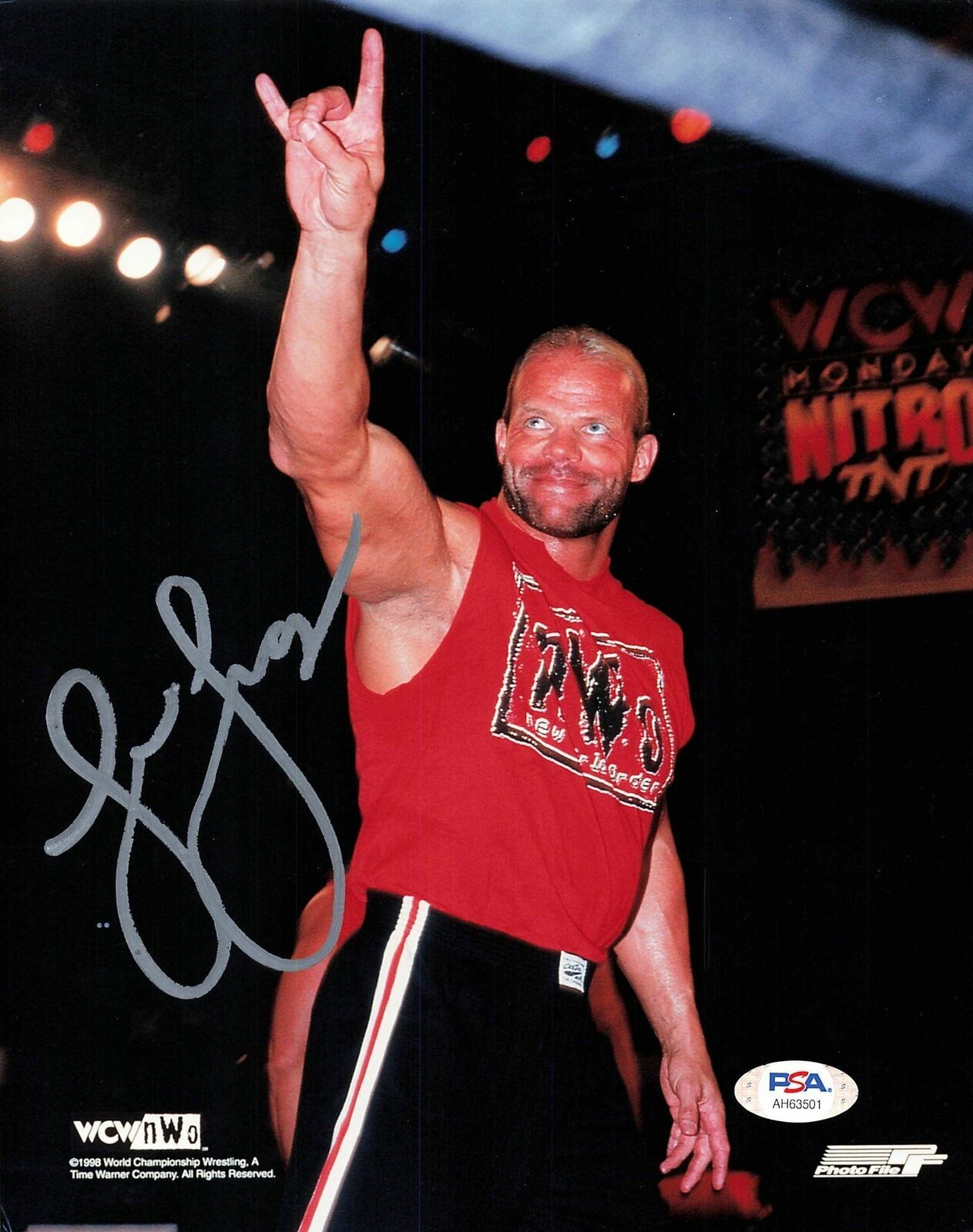 Primary image for Lex Luger Lawrence Pfohl signed 8x10 photo PSA/DNA COA WWE Autographed Wrestling