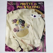 McCalls Creates Pretty In Pin Weaving Pattern Booklet Flower Basket Wate... - $12.99