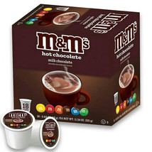 M&amp;M&#39;s Milk Chocolate Flavored Hot Cocoa Single Serve Cups (For Keurig), ... - £10.98 GBP