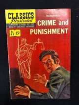 CLASSICS ILLUSTRATED #89 Crime &amp; Punishment  Dostoyevsky (HRN 89) 1st 19... - $39.59