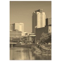 Vintage Rochester Minnesota Travel Poster Print Wall Art | Retro Rochester USA H - $19.99