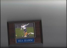 Mia Hamm Plaque Usa Soccer Hof&#39;er - £2.38 GBP
