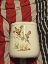 Hall China CANISTER Replacement WILD BIRDS Applique&#39;~IVORY/PLATINUM,Chin... - $938.55 MXN