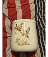 Hall China CANISTER Replacement WILD BIRDS Applique&#39;~IVORY/PLATINUM,Chin... - $938.55 MXN